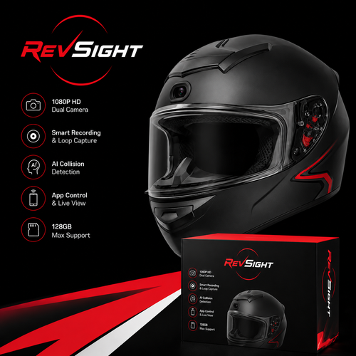 POV Camera Motorcyle Helmet